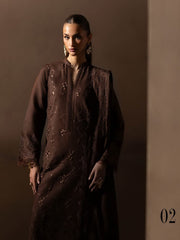 RajBari Sareen Premium Viscose Chikankari By ( 02 )