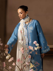 RajBari Sareen Premium Viscose Chikankari By ( 07 )