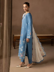 RajBari Sareen Premium Viscose Chikankari By ( 07 )