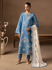 RajBari Sareen Premium Viscose Chikankari By ( 07 )