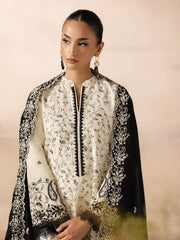RajBari Sareen Premium Viscose Chikankari By ( 01 )