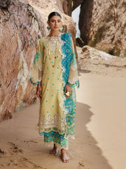 Sheen Printed Lawn | SH5-03 | 3PC Embroidered Lawn Suit