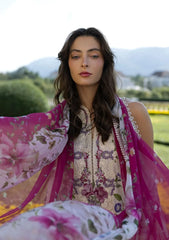 Elaf Signature - Embroidered Prints Collection With Chiffon Dupatta '26 | ESA-1A DUCHESS