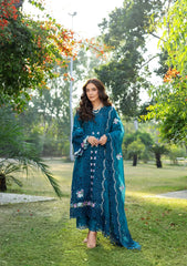 Elaf Luxury Lawn '26 | ELY-06 SAPPHIRE