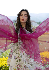 Elaf Signature - Embroidered Prints Collection With Chiffon Dupatta '26 | ESA-1A DUCHESS