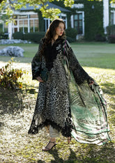 Elaf Signature - Embroidered Prints Collection With Chiffon Dupatta '26 | ESA-3A BELLADURNE