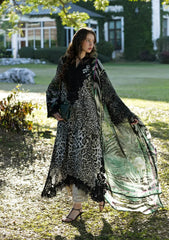 Elaf Signature - Embroidered Prints Collection With Chiffon Dupatta '26 | ESA-3A BELLADURNE