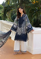 Elaf Signature - Embroidered Prints Collection With Chiffon Dupatta '26 | ESA-3B VICTORIAN MUSE