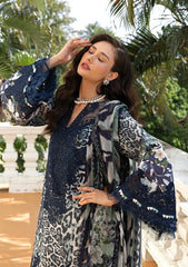Elaf Signature - Embroidered Prints Collection With Chiffon Dupatta '26 | ESA-3B VICTORIAN MUSE