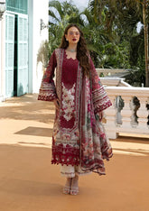 Elaf Signature - Embroidered Prints Collection With Chiffon Dupatta '26 | ESA-2B RUBY LADY