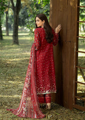 Elaf Chikankari Prints With Chiffon Dupatta '26 | ERC-1B MARJAAN