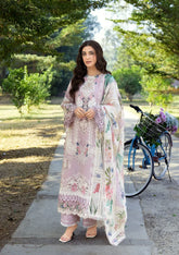 Elaf Luxury Lawn '26 | ELY-1A MAISON PINK