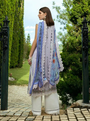 Back view of Juana-8B with embroidery and dupatta