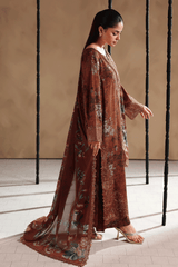 Ramsha Naqsh Embroidered Rawsilk | RS-206