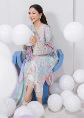 Qalamkar | EM-03A JADE | Embroidered Lawn Dress