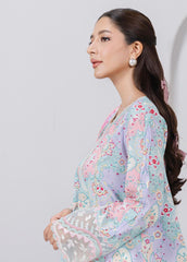 Qalamkar | EM-03A JADE | Embroidered Lawn Dress