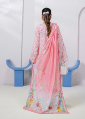 Full view of digital printed lawn dupatta from EM-04A ANNA