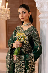 Detailed embroidered sleeves of SS-101 formal suit
