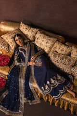 Maya | Luxury Embroidered Raw Silk 3PC Suit