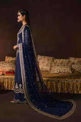 Maya | Luxury Embroidered Raw Silk 3PC Suit