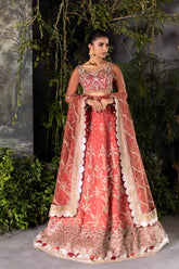 Saad Shaikh Ember Rose Dress - Front View (Fleurie Vol 3 Collection)