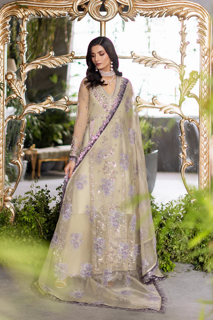 Saad Shaikh Lucia Embroidered Lawn Suit - Front View (Fleurie Vol 3)