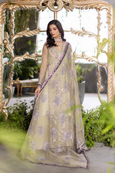 Saad Shaikh Lucia Embroidered Lawn Suit - Front View (Fleurie Vol 3)
