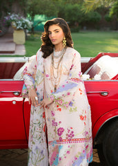 Printed Chiffon Dupatta - Sardinia CITRUS FIZZ Collection