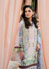 Sardinia Lavender Latte Cocktail Lawn Suit - Main View