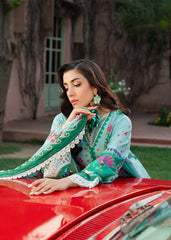 Printed Chiffon Dupatta - Sardinia Cocktail Lawn Collection'25