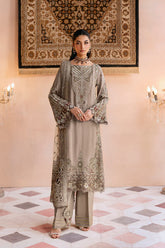 Ramsha Shehnai Rawsilk '25 | SS-103 | 3PC Embroidered Rawsilk Suit