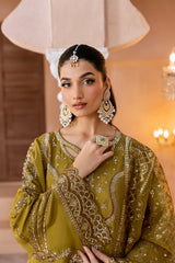 Ramsha Shehnai Rawsilk '25 | SS-106 | 3PC Embroidered Rawsilk Suit