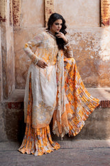 Charizma VASAL VOL- 01 2026 | 3-PC Unstitched Embroidered Chiffon Collection VSLW6-06