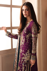 Charizma DASTAN-E-JASHAN - VOL 1 2026 | 3-PC Unstitched Embroidered Luxury Chiffon DJW6-01