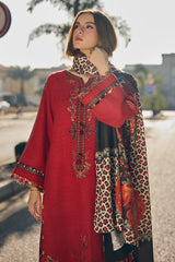 CHARIZMA POSHIMA psw5-14 WINTER | 3-pc Unstitched Embroidered Dyed Leather Shirt PSW5-20