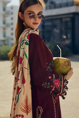 CHARIZMA POSHIMA psw5-10 WINTER | 3-pc Unstitched Embroidered Dyed Leather Shirt PSW5-20