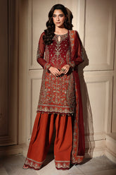 Charizma DASTAN-E-JASHAN - VOL 1 2026 | 3-PC Unstitched Embroidered Luxury Chiffon DJW6-08