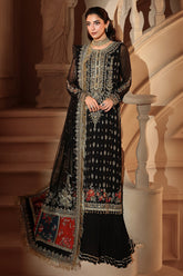 Charizma DASTAN-E-JASHAN - VOL 1 2026 | 3-PC Unstitched Embroidered Luxury Chiffon DJW6-04
