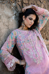 Charizma VASAL VOL- 01 2026 | 3-PC Unstitched Embroidered Chiffon Collection VSLW6-01