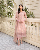 Xenia FARYAL Embroidered Chiffon Dress - Front View