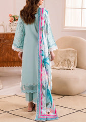 Intricate Back Embroidery on Zavi ZV-108 Lawn Suit