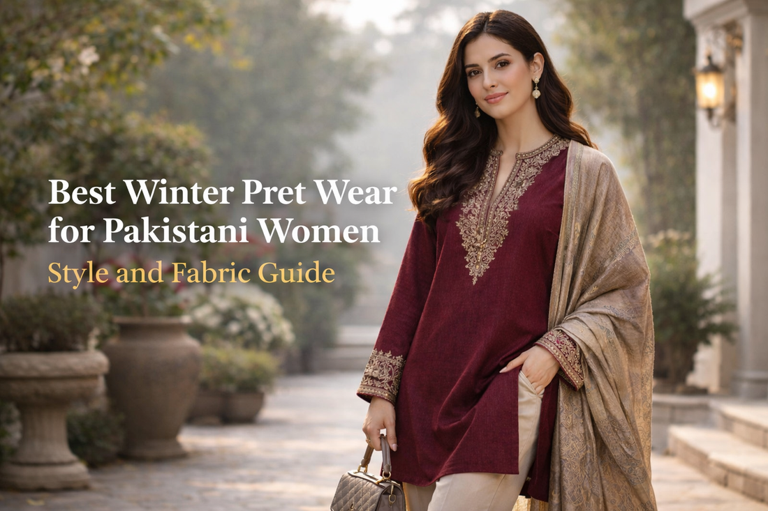 Best Winter Pret Wear for Pakistani Women Style and Fabric Guide