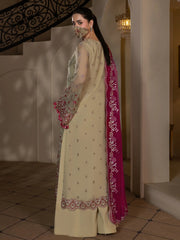 Chandni By Flossie | Zohra - 3 Piece Embroidered Chiffon Dress