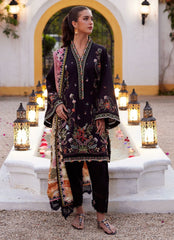 Farah Talib Aziz Luxury Lawn Unstitched '26 | Blanca Black