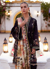 Farah Talib Aziz Luxury Lawn Unstitched '26 | Blanca Black