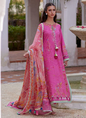 Farah Talib Aziz Luxury Lawn Unstitched '26 | Palmira Pink