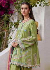 Farah Talib Aziz Luxury Lawn Unstitched '26 | Carmen Kiwi