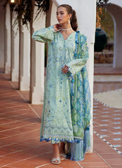 Farah Talib Aziz Luxury Lawn Unstitched '26 | Marcia Mint