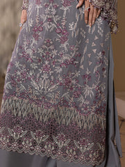 Chandni By Flossie | Abeer - 3 Piece Embroidered Chiffon Dress