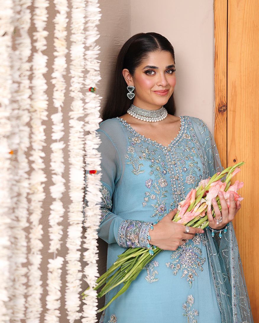Aangan Chiffon | Wafa | SKU: RUNCH250106U